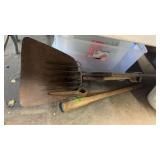 PITCH FORK, SHOVEL & PICK