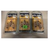 3 PKGS OF NEW TEAM REALTREE BROADHEADS LIGHTNING