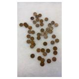 50 WHEAT PENNIES