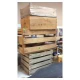 WOODEN FRUIT CRATES & BOXES