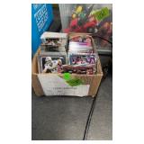 SMALL BX OF FOOTBALL TRADING CARDS