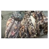 FROGG TOGG CAMO JACKET & TWO PAIR OF PANTS