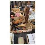 BX OF WOOD CARVINGS