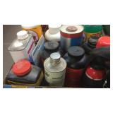BX W/ BEAR SPRAY, GUN LUBRICANT, RELOADING POWDER