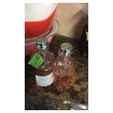 IMPERIAL GLASS SALT & PEPPER SHAKERS