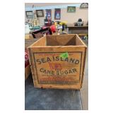 SEA ISLAND CANE SUGAR WOODEN BOX