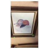 SIGNED & NUMBERED DUCK SKETCH, 11'X13'