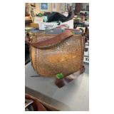 TOOLED LEATHER SATCHEL W/  MSIC BULLETS