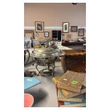 VINTAGE SILVER CHAFFER DISH