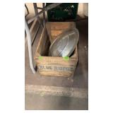 BLUE RIBBON WOOD BOX & LID FOR BREAD PAN