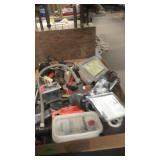BX W/ KNIFE SHARPENING STEEL, AIR NOZZLES, TOOLS &
