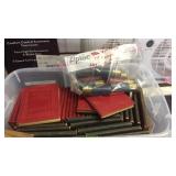 8 VINTAGE 16 GA SHOTGUN SHELLS & MINIATURE BOOKS