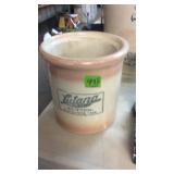 LUTANA BUTTER STONE WARE CROCK