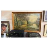 27'X39' WOODED LANE FRAMED PICTURE BY M. PAUL