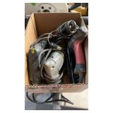 SOLDERNG GUN, ELECTRIC STAPLER, DRILL & MISC