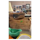 WOODEN DRAFT CHEESE OBX & LASALLE BRAND CORNED