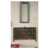 TYPESETTER'S DRAWER & SCREEN