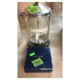 BARBER DISINFECTANT JAR, SUNSHINE COPPER METAL