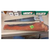 PIONEER COMPANY KNAPP SPORT SAW W/ SHEATH