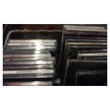 BASKET OF MUSIC CD'S