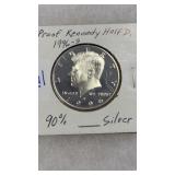 1996-S 90% SILVER KENNEDY PROOF HALF DOLLAR