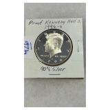 1996 KENNEDY PROOF 90% SILVER HALF DOLLAR