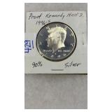 1996 90% SILVER KENNEDY PROOF HALF DOLLAR