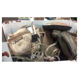 CARPENTER'S POUCHES, ROPE, SAFETY HARNESS, MISC