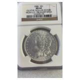 1886 MS 64 MORGAN SILVER DOLLAR