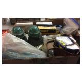 GLASS INSULATORS, ZIP TIES, STAPLES &  MISC