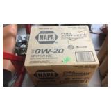 CASE OF NAPA SYNTHETIC 0-20 MOTOR OIL