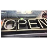 LIGHTED OPEN SIGN