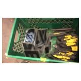 GREEN CRATE OF READER BOARD LETTERS