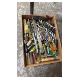 BX W/ SCREWDRIVERS, FILES & MISC TOOLS