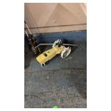 YELLOW TRACTOR SPRINKLER