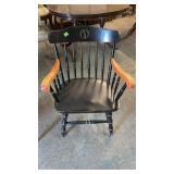UNIVERSITY OF VIRGINIA WOOD CAPTAIN'S CHAIR