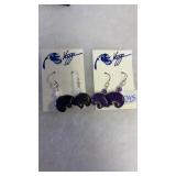 2 PR OF EARRINGS