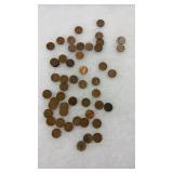 50 WHEAT PENNIES