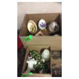 VINTAGE EGGS FROM  AVON & BX W/ FROG