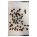 50 WHEAT PENNIES