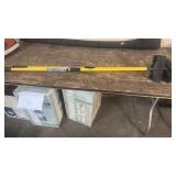2 TELESCOPING HANDLED SNOW BROOMS