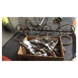 SILVERWARE & IRON RACK