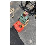 BIRD FEEDER & GAS CAN