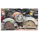 2 CIRCULAR SAWS & ROUTER