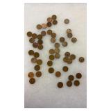 50 WHEAT PENNIES
