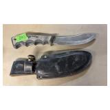 WESTERN CUTLERY SKINNING KNIFE & SHEATH