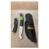 RACK 2 KNIFE SET W/ SHEATH