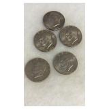 5 EISENHOWER DOLLARS