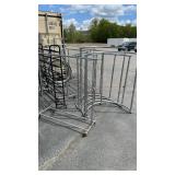 LARGE GROUP OF CLOTHES RACKS