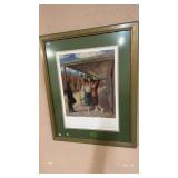 UNDER THE PORTAL FRAMED PRINT
